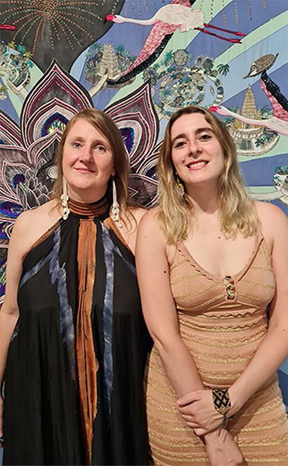 Cécile Palusinski and Elsa Mroziewicz